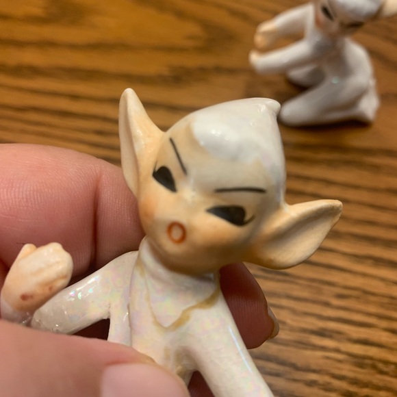 Holt Howard 1958 Collectible Holiday Elf Pixie Luster Candle Huggers - Picture 11 of 12